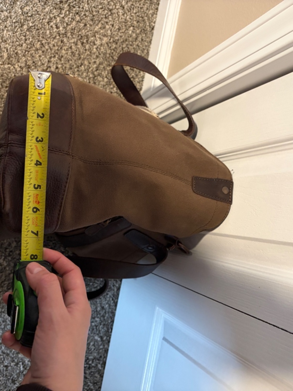 Pendleton Wyeth Trail Brown Canvas Leather Weekender Duffle Tote - Picture 11 of 11